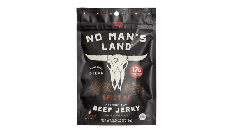 No Man's Land Spicy "As Fire" Beef Jerky 2.5oz