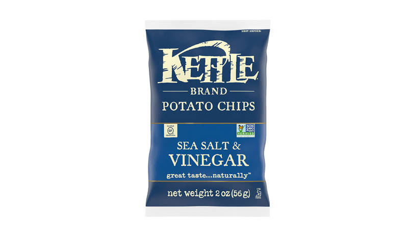 Kettle Brand Potato Chips Salt & Vinegar 2oz