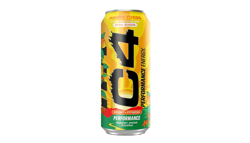 C4 Performance Energy Mango Fuego 16oz