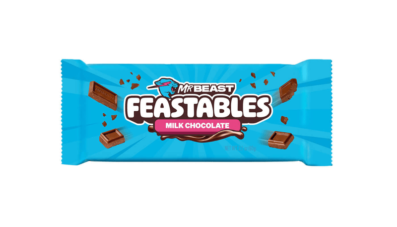 Feastables MrBeast Milk Chocolate Bar 2.1oz