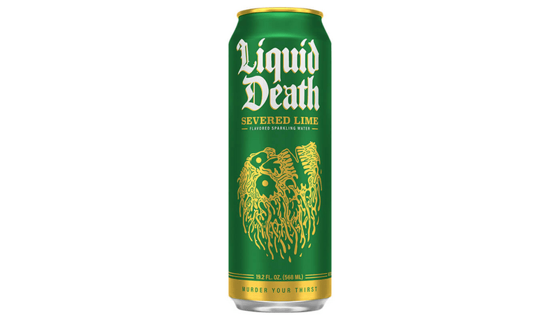 Liquid Death Severed Lime Sparkling Water 19.2oz