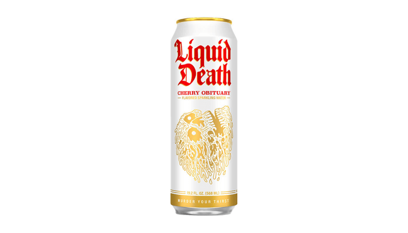 Liquid Death Cherry Obituary Sparkling Water 19.2oz