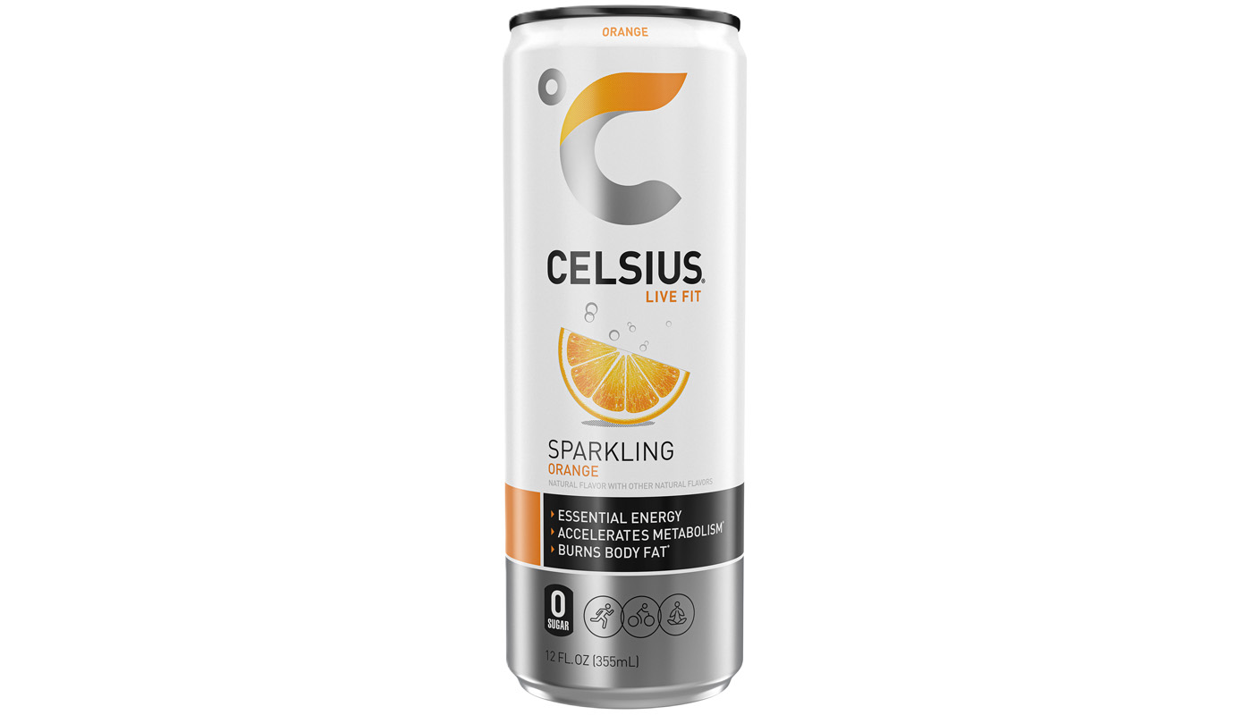 Celsius Orange 12oz