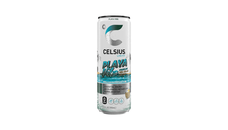 Celsius Playa Vibe Parkling Piña Colada 12oz