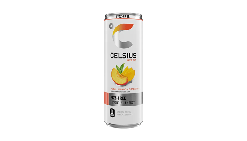 Celsius Peach Mango Green Tea 12oz