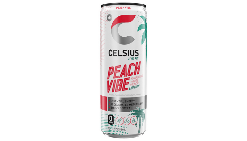 Celsius Peach Vibe 12oz