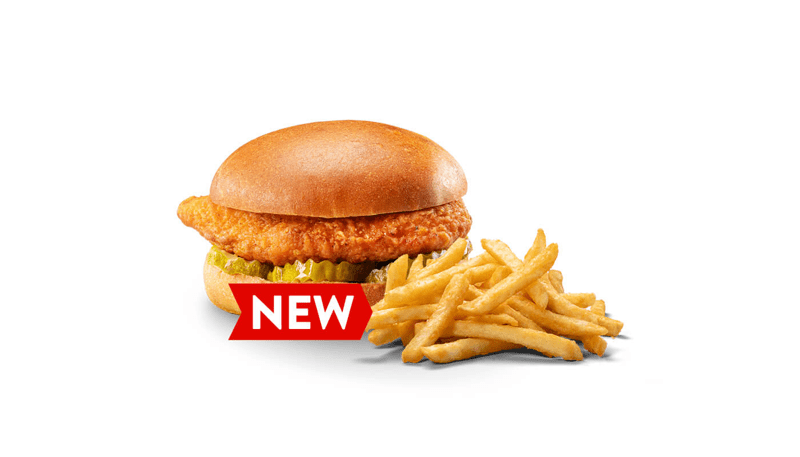 Spicy Chicken Sandwich & Crispy Fries