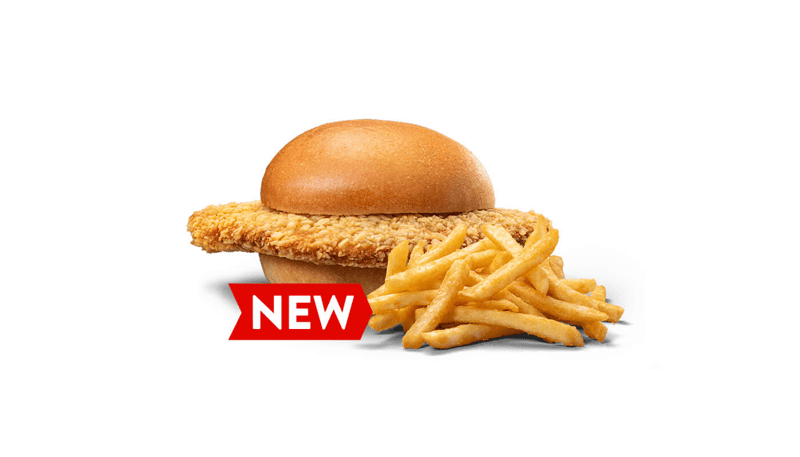 Pork Tenderloin Sandwich & Crispy Fries