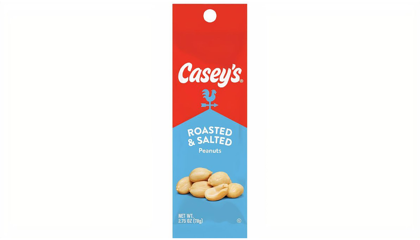 Casey's Roasted & Salted Cashew Tube 2.75oz