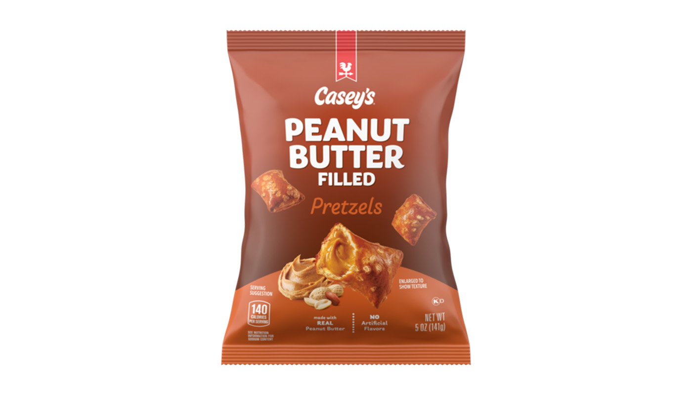 Casey's Peanut Butter Filled Pretzels 5oz