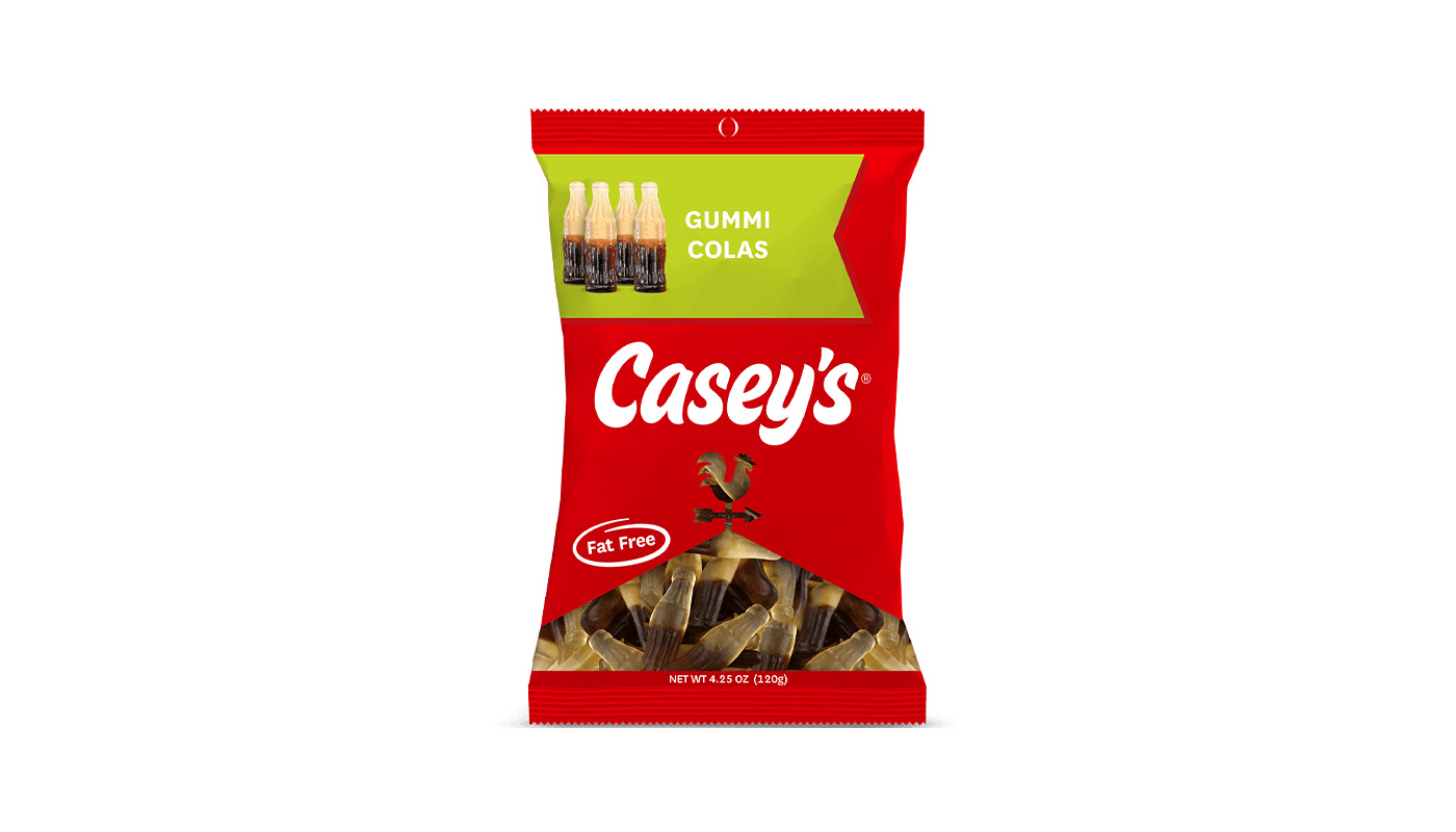Casey's Gummy Cola Bottles 4.25oz
