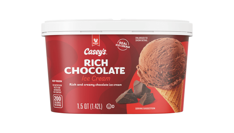 Casey's Chocolate Ice Cream 48oz 