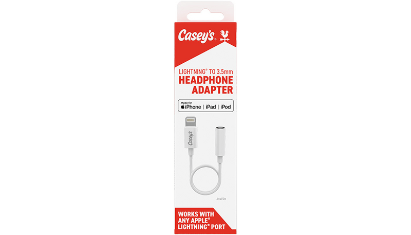 Casey's Headphone Adapter MFI - 3.5 MM 