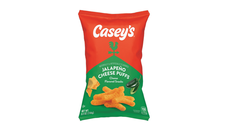 Casey's Jalapeño Cheese Puffs 5.5oz