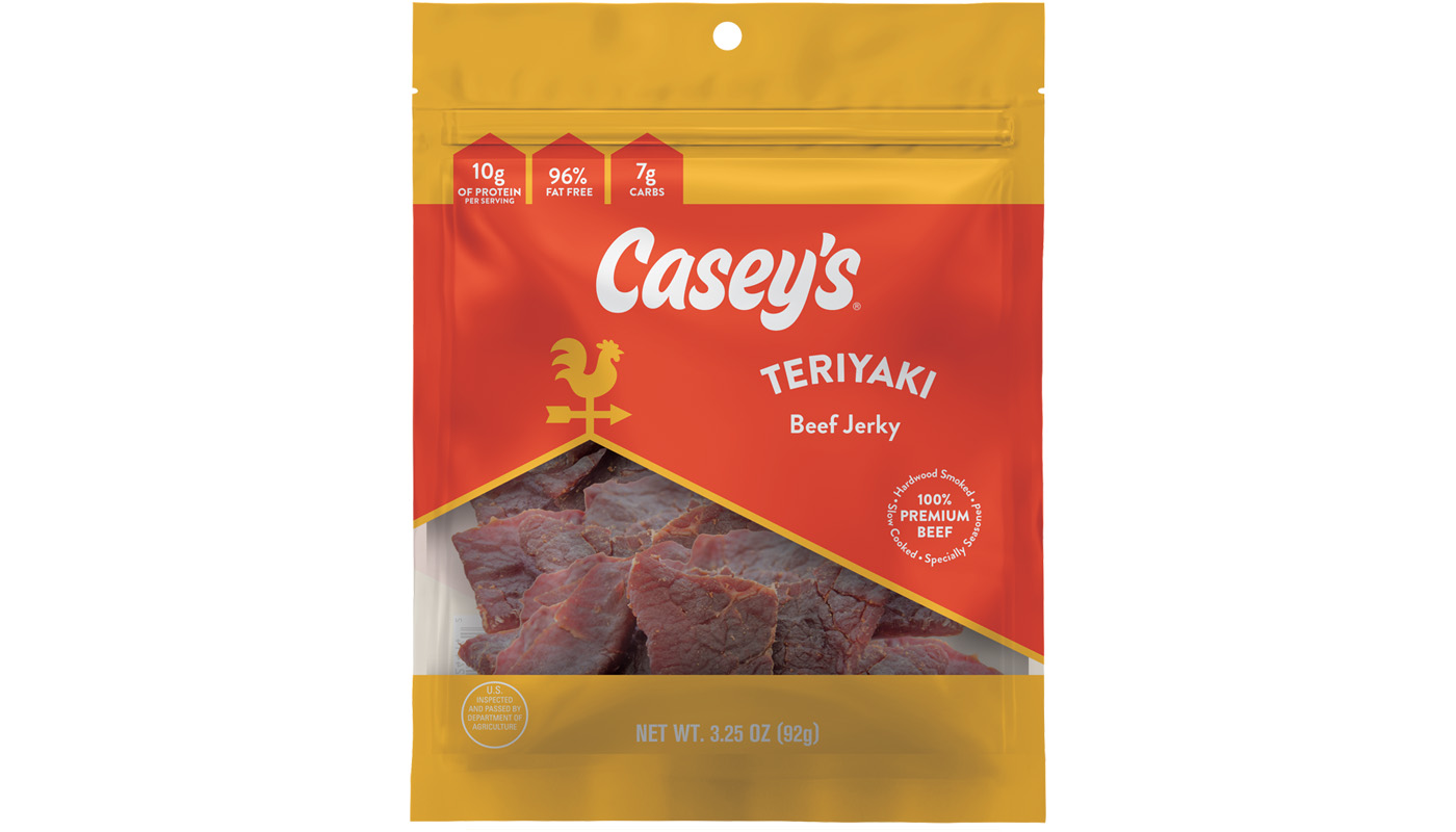Casey's Teriyaki Beef Jerky 3.25oz