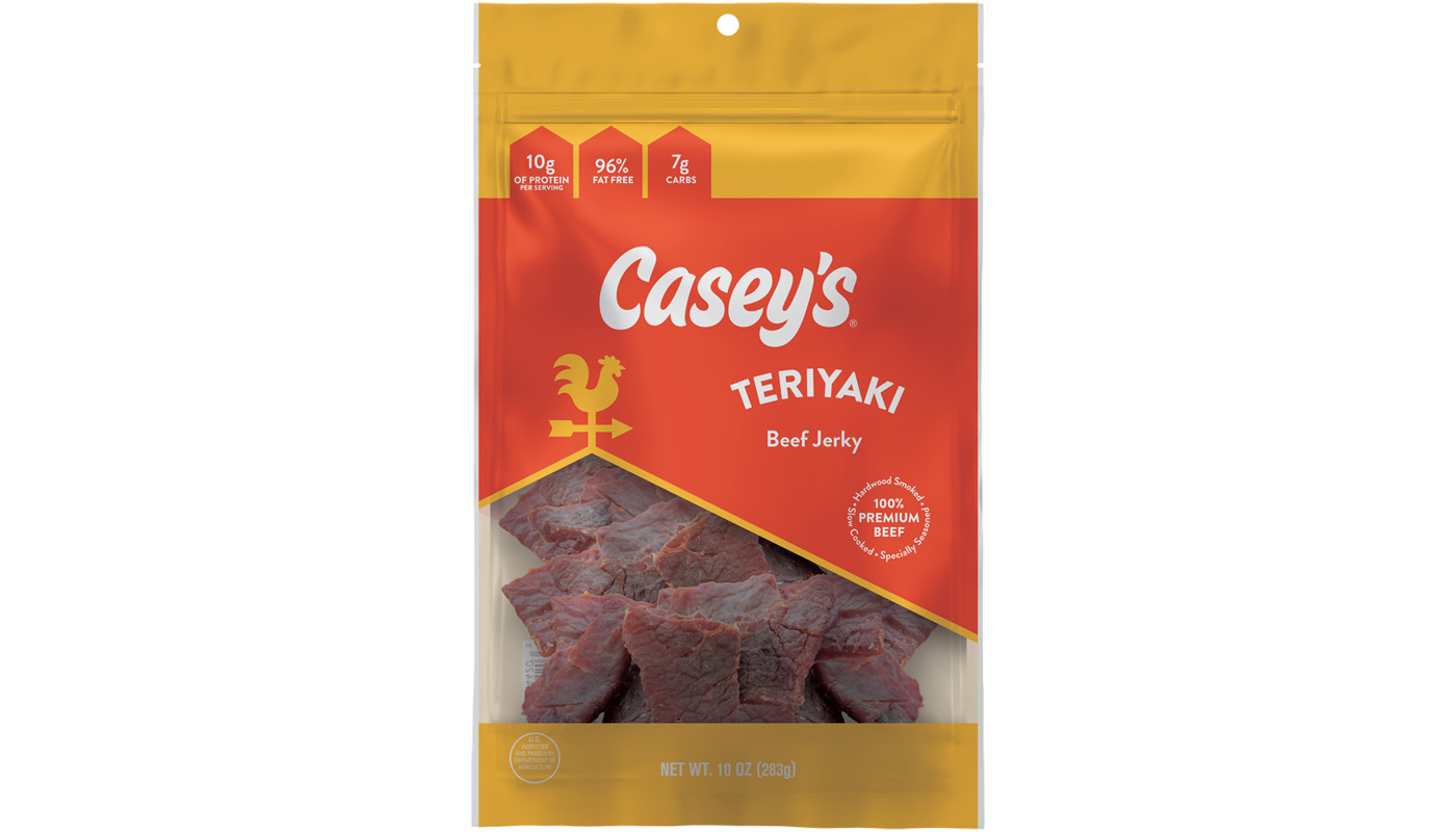 Casey's Teriyaki Beef Jerky 10oz
