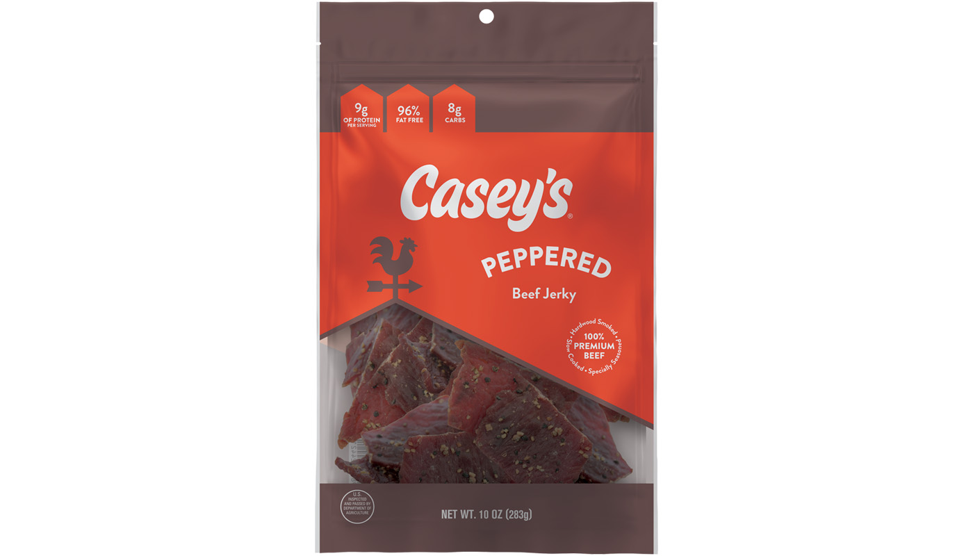 Casey's Peppered Beef Jerky 10oz