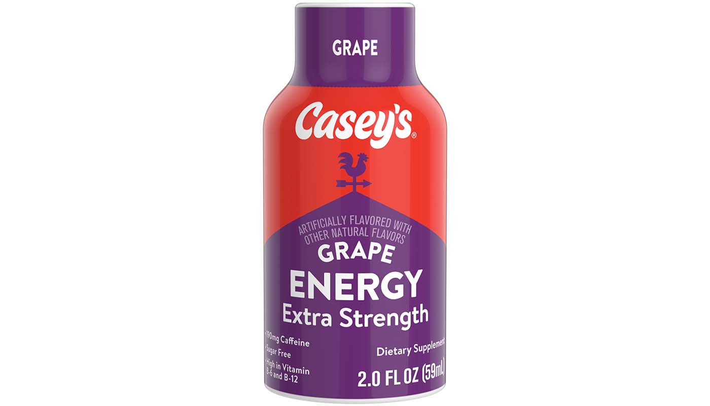 Casey's Extra Strength Grape Energy Shot 2oz