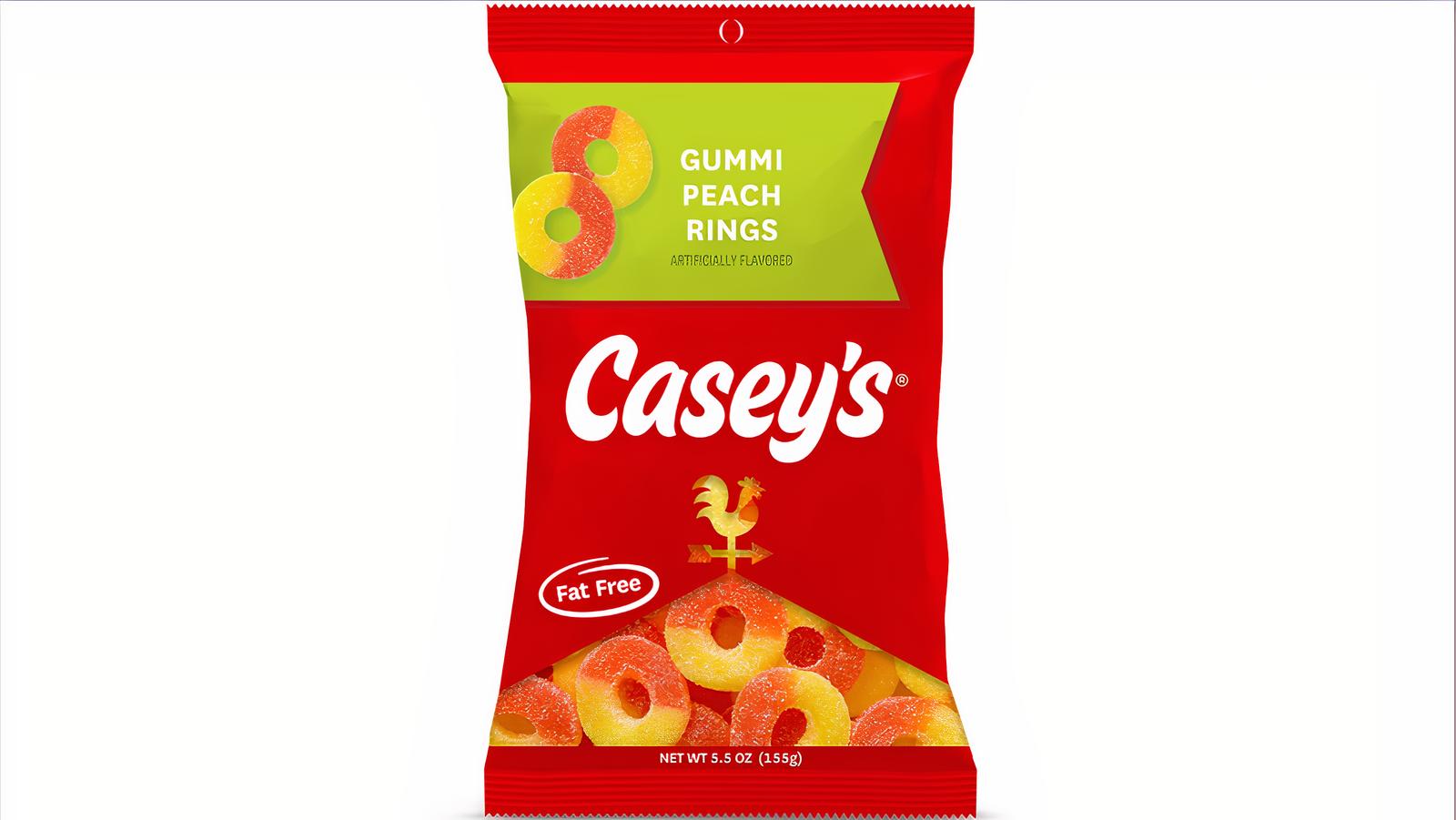 Casey's Sour Gummi Peach Rings 4.75oz