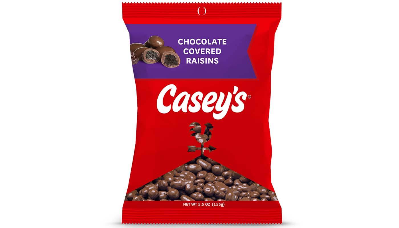 Casey's Chocolate Covered Raisins 4.75oz