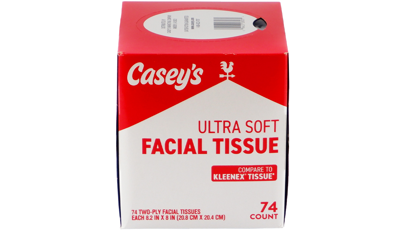 Caseys Facial Tissue 74ct