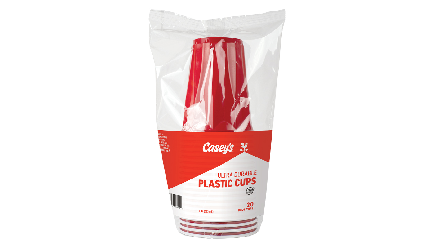 Caseys Plastic Party Cups 20ct