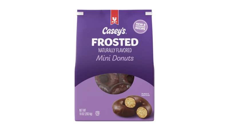 Casey’s Frosted Chocolate Mini Donuts Bag 10oz