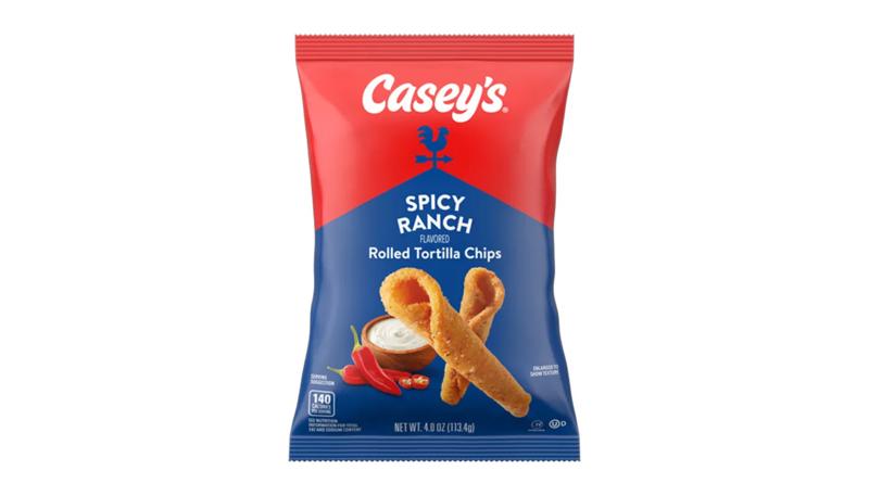 Casey's Spicy Ranch Rolled Tortilla Chips 4oz