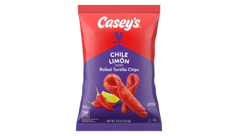 Casey's Chile Limon Rolled Tortilla Chips 4oz