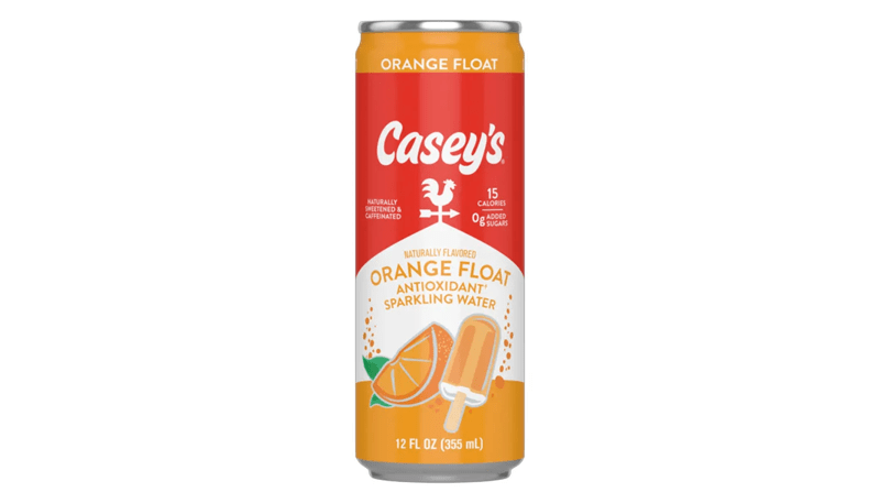 Casey's Sparkling Orange Float Antioxidant Sparkling Water 12oz