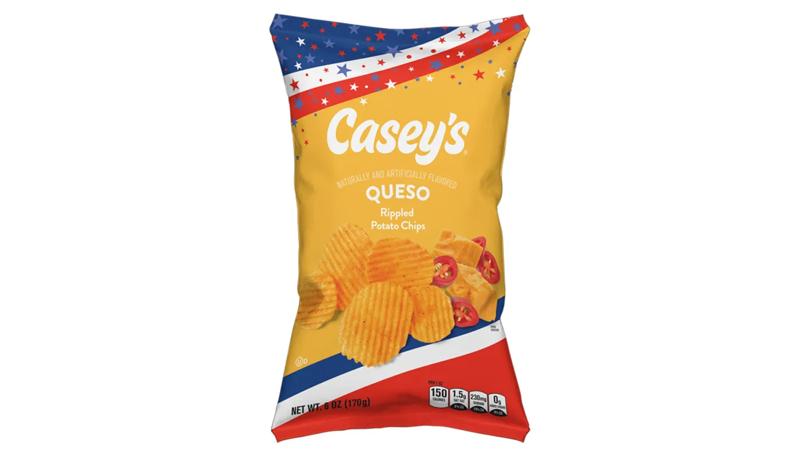 Casey's Queso Rippled Potato Chips 6oz
