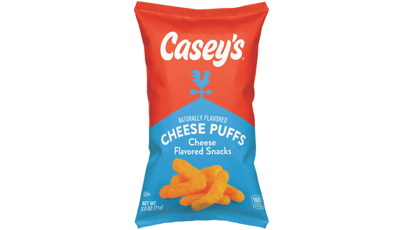 Casey's Cheese Puffs 2.5oz