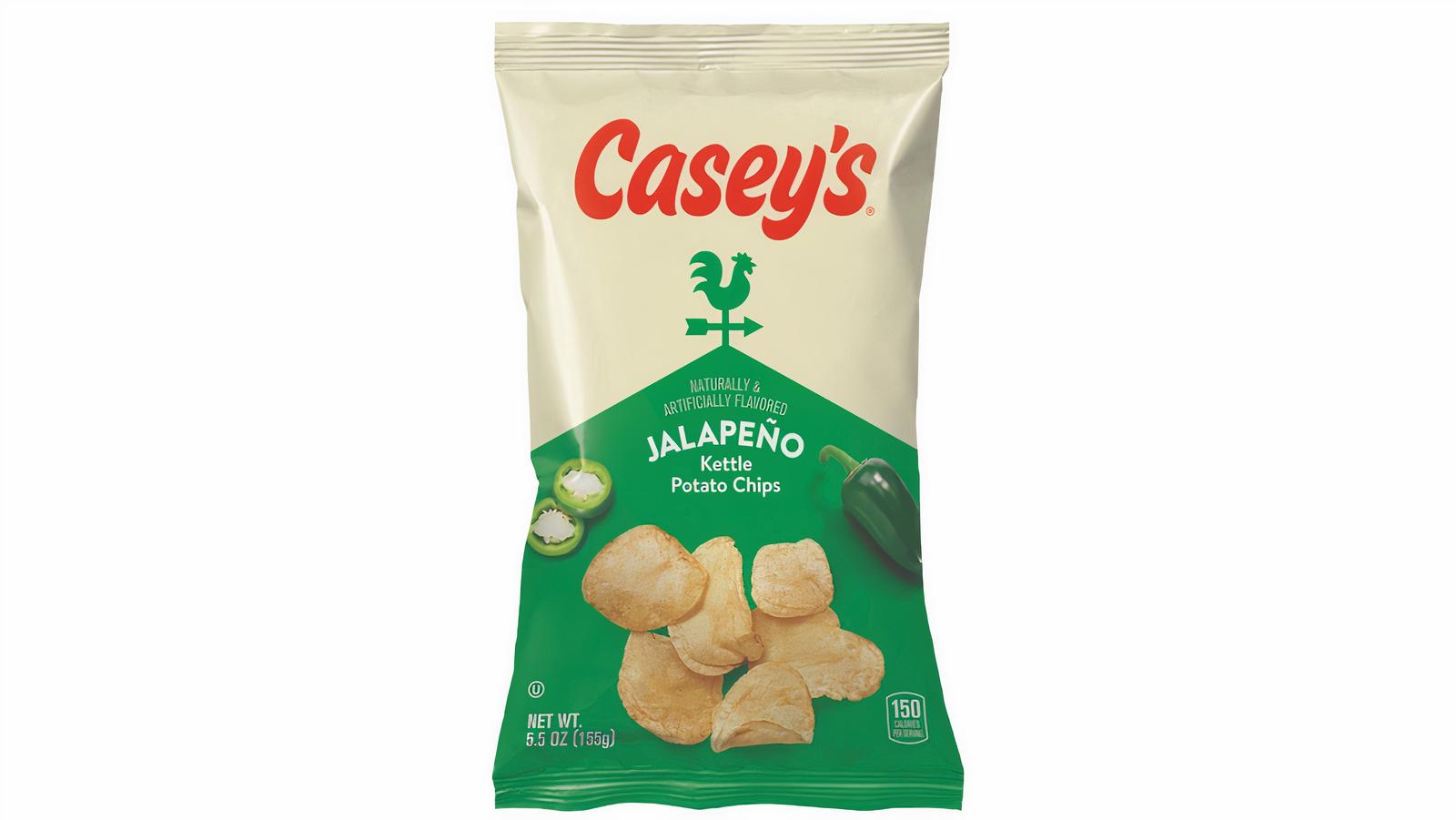 Casey's Jalapeño Kettle Chips 5.5oz