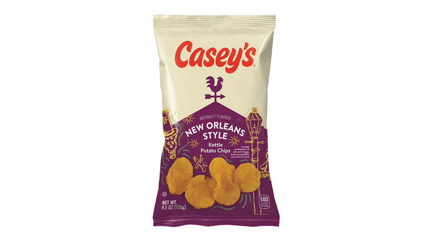 Casey's New Orleans Kettle Chips 5.5oz