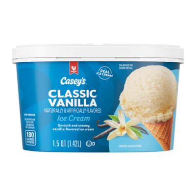Casey's Vanilla Ice Cream 48oz 