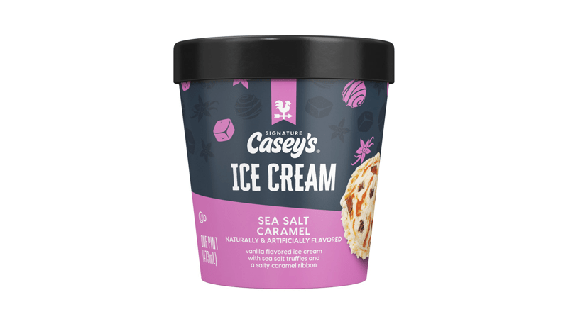 Casey's Sea Salt Caramel Ice Cream 16oz