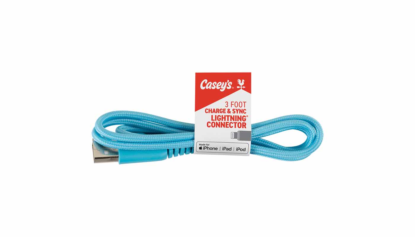 Casey's Lightning Cable 3ft