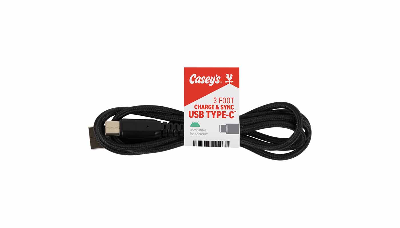 Casey's USB-C Cable 3ft