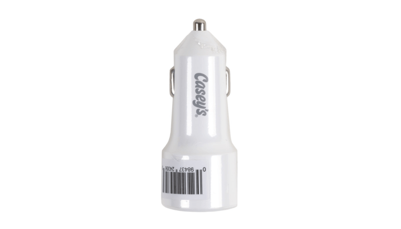 Casey's Dual Port Car Charger 2.4amp