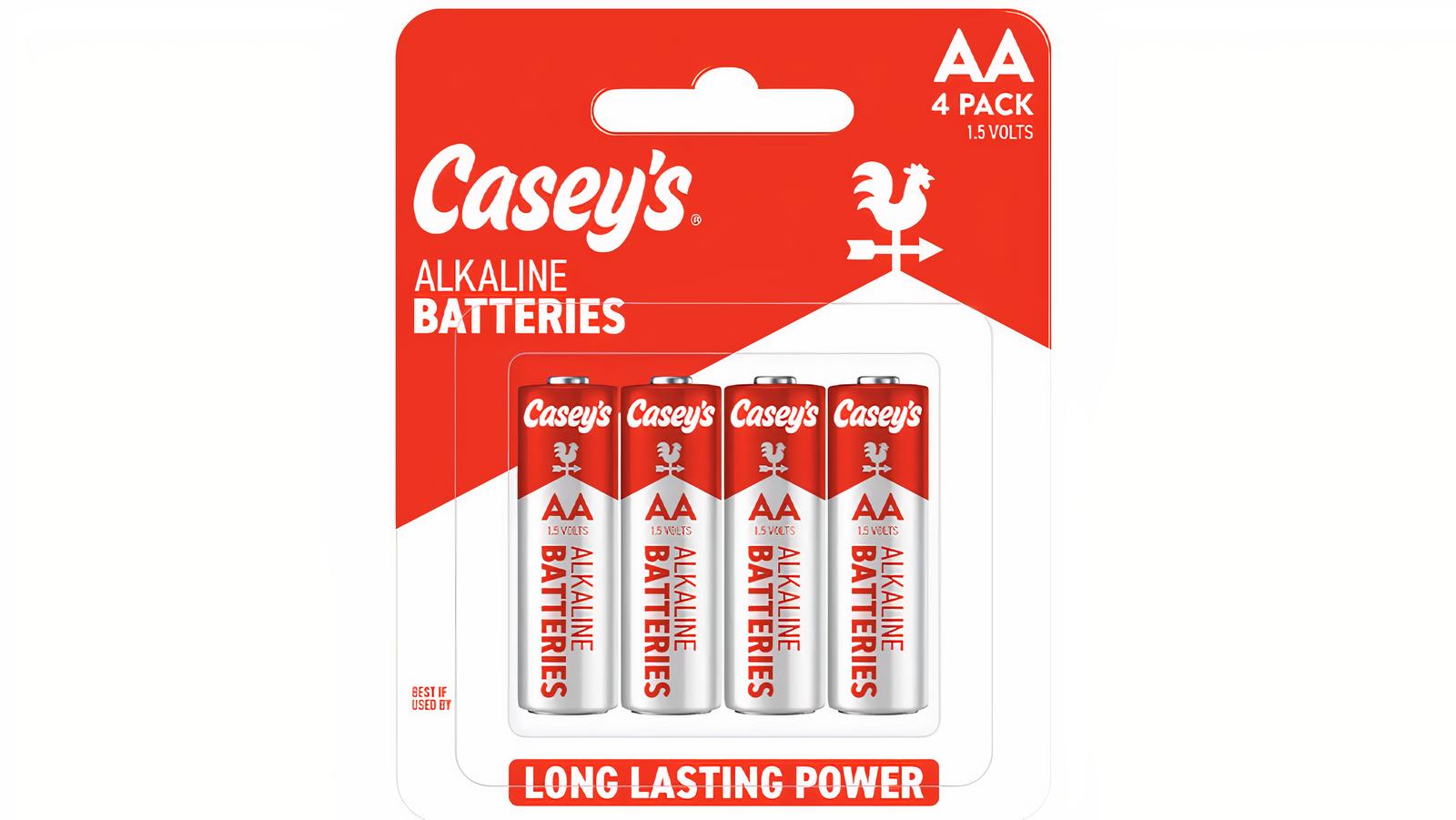 Casey's Alkaline AA Batteries 4-Pack